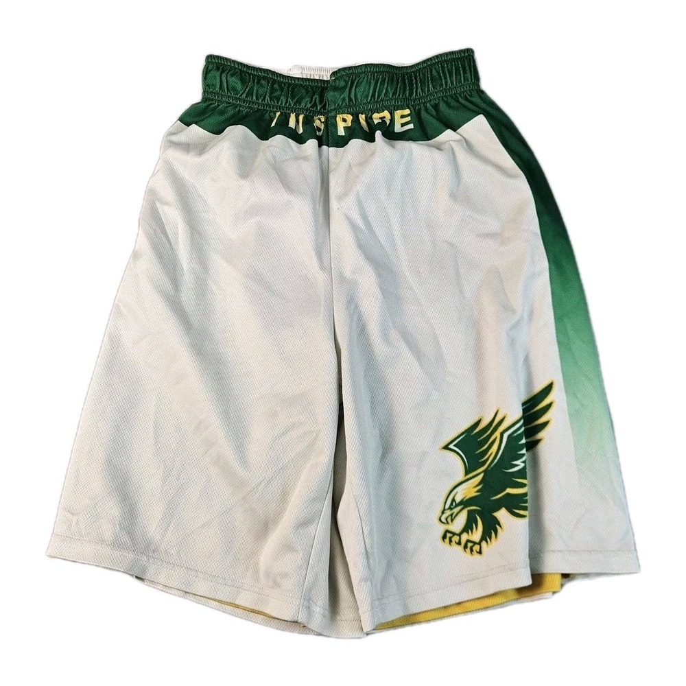 Champro Inspire Basketball Shorts Yellow Green Eagle Youth L Athletic - Picture 4 of 7